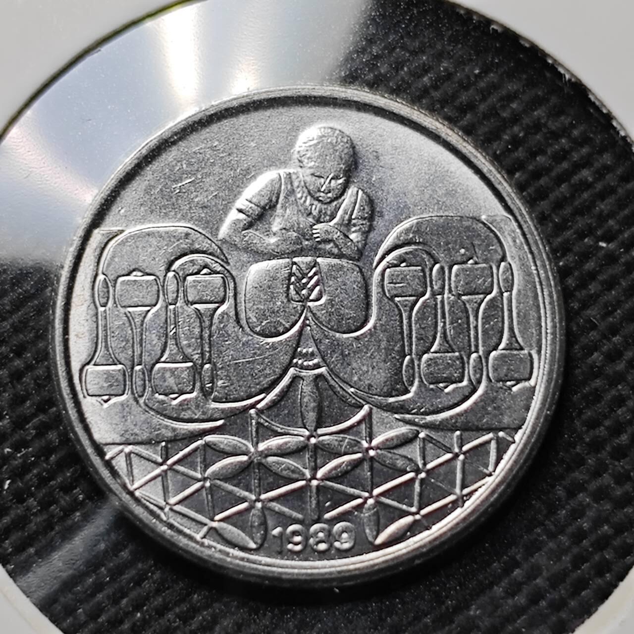 KK钱币收藏小铺  第414期 2月预留时间 周末发货 1989巴西50分