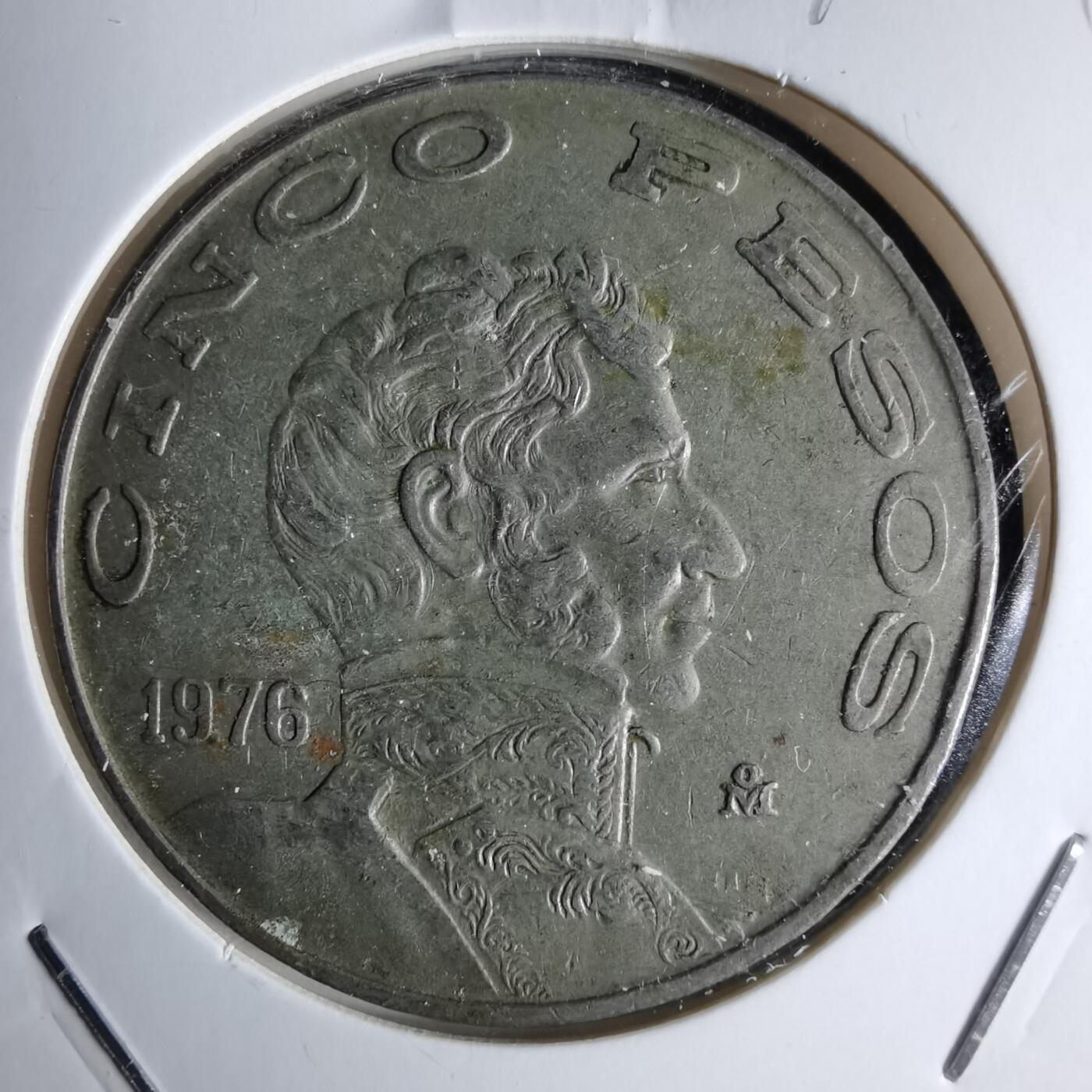 沼泽如烟--第1042场 墨西哥1976年5比索