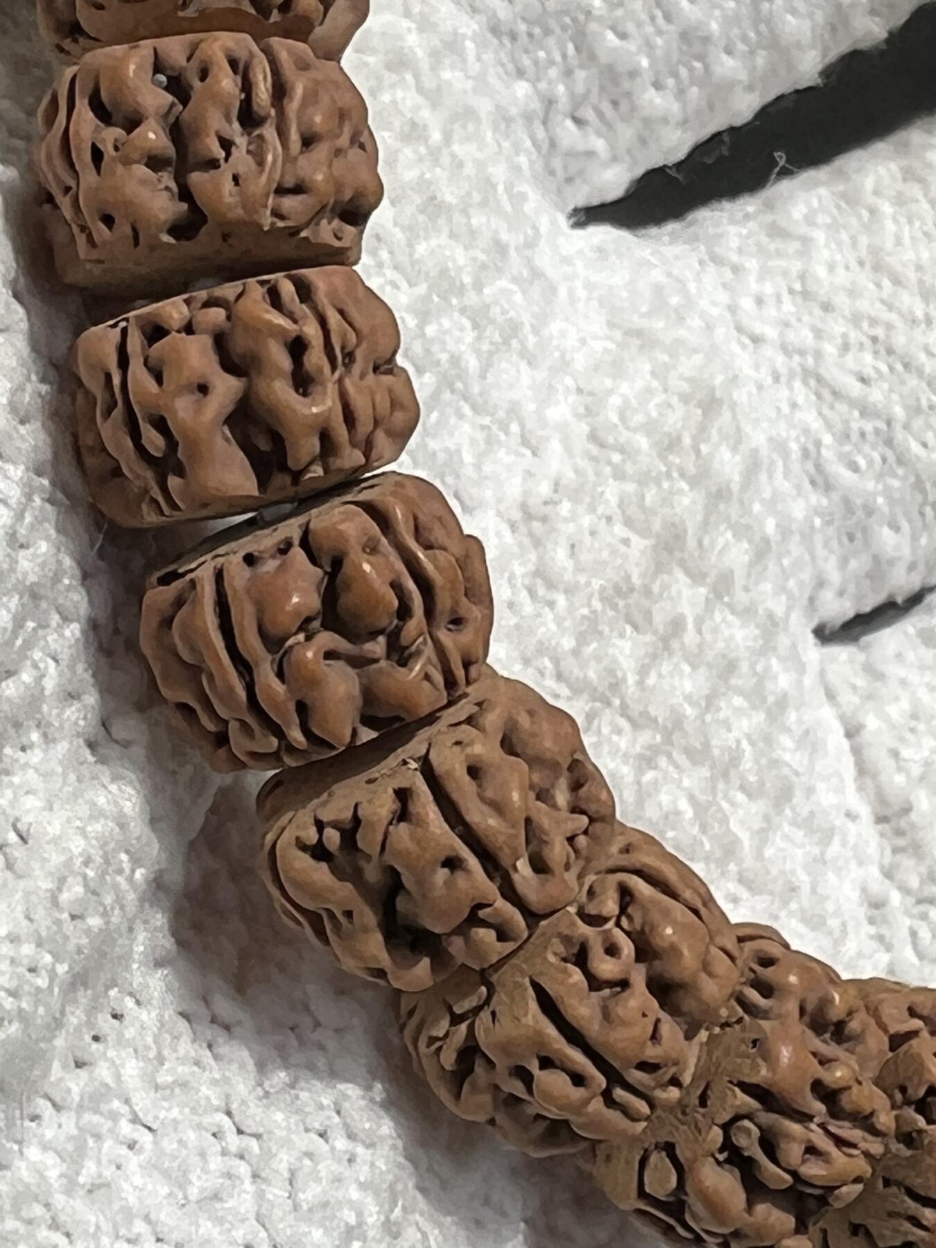 零元拍：国工龙切归圆盘龙金刚菩提手串，12.8/7.8