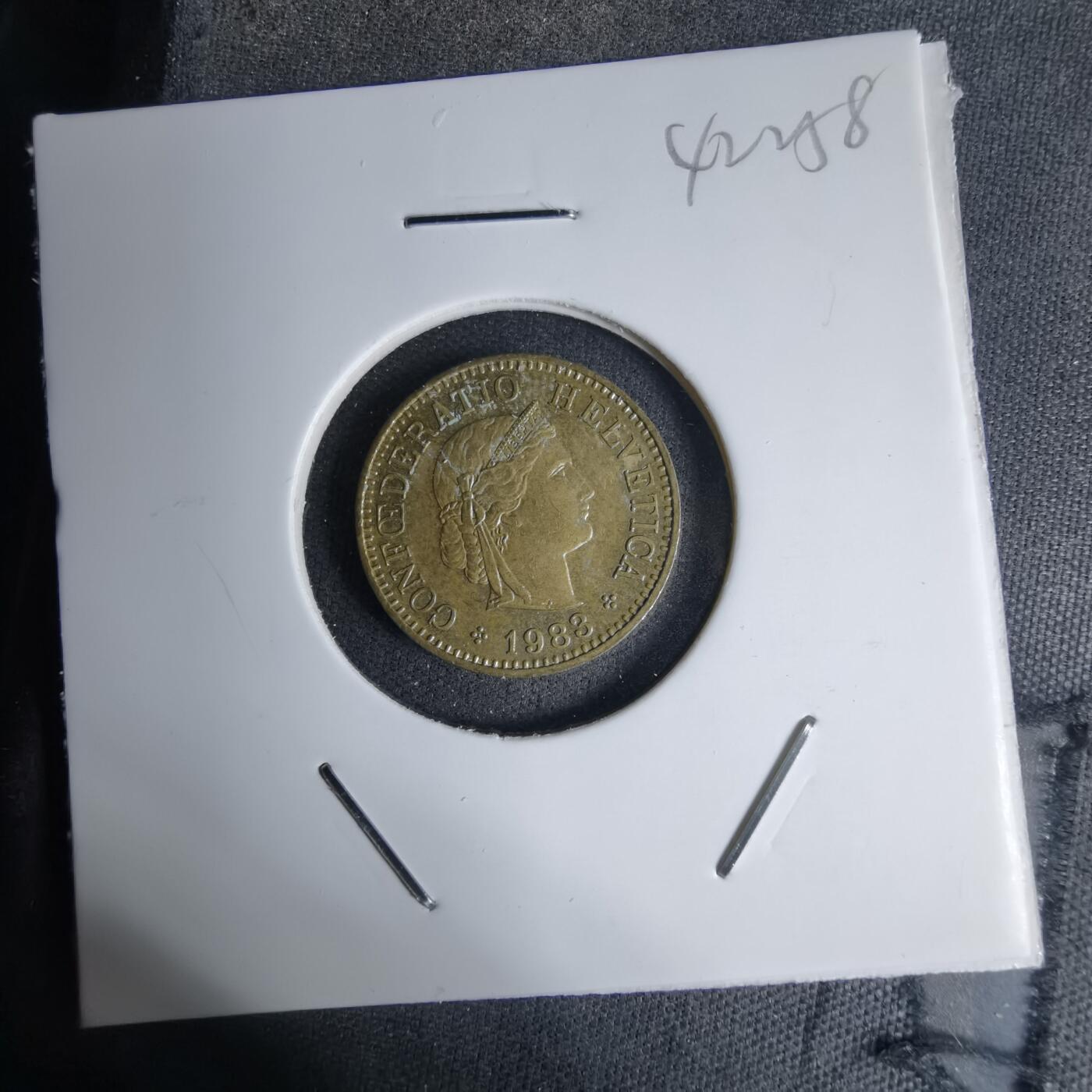 沼泽如烟--第1042场 瑞士1983年五分