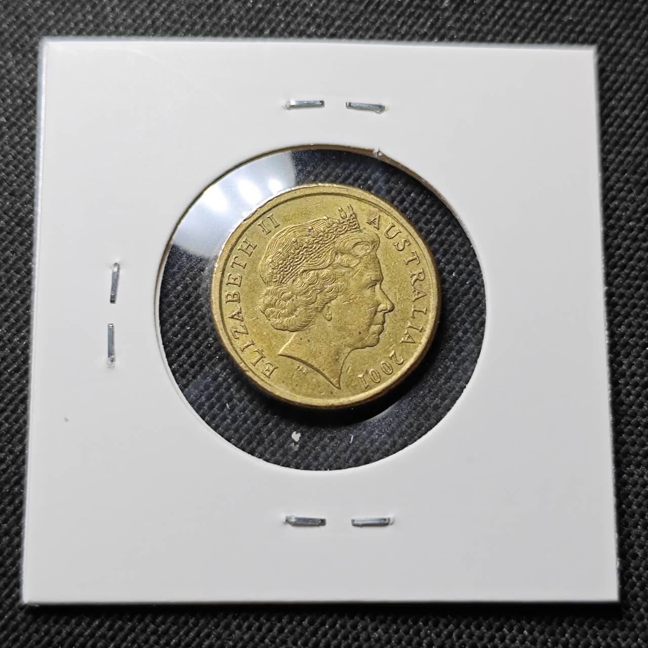 KK钱币收藏小铺  第414期 2月预留时间 周末发货 2002澳大利亚土著人2元 