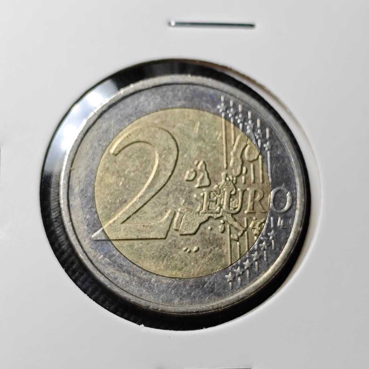 KK钱币收藏小铺  第414期 2月预留时间 周末发货 2002希腊2欧元