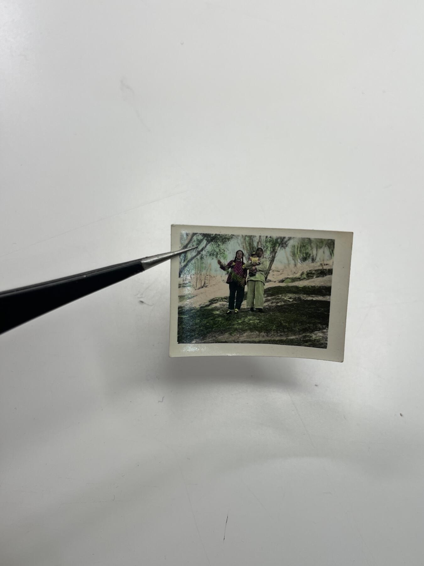 新时代收藏快速小拍 拍卖本周一线所得新货 4月2日场 50年代早期手工上色小照片 技艺高超 在这么小的照片上上出彩色