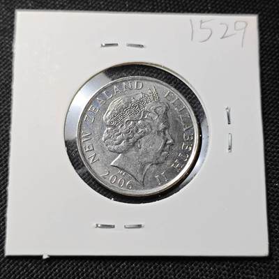KK钱币收藏小铺  第415期 2月预留时间 周末发货 2006新西兰50分