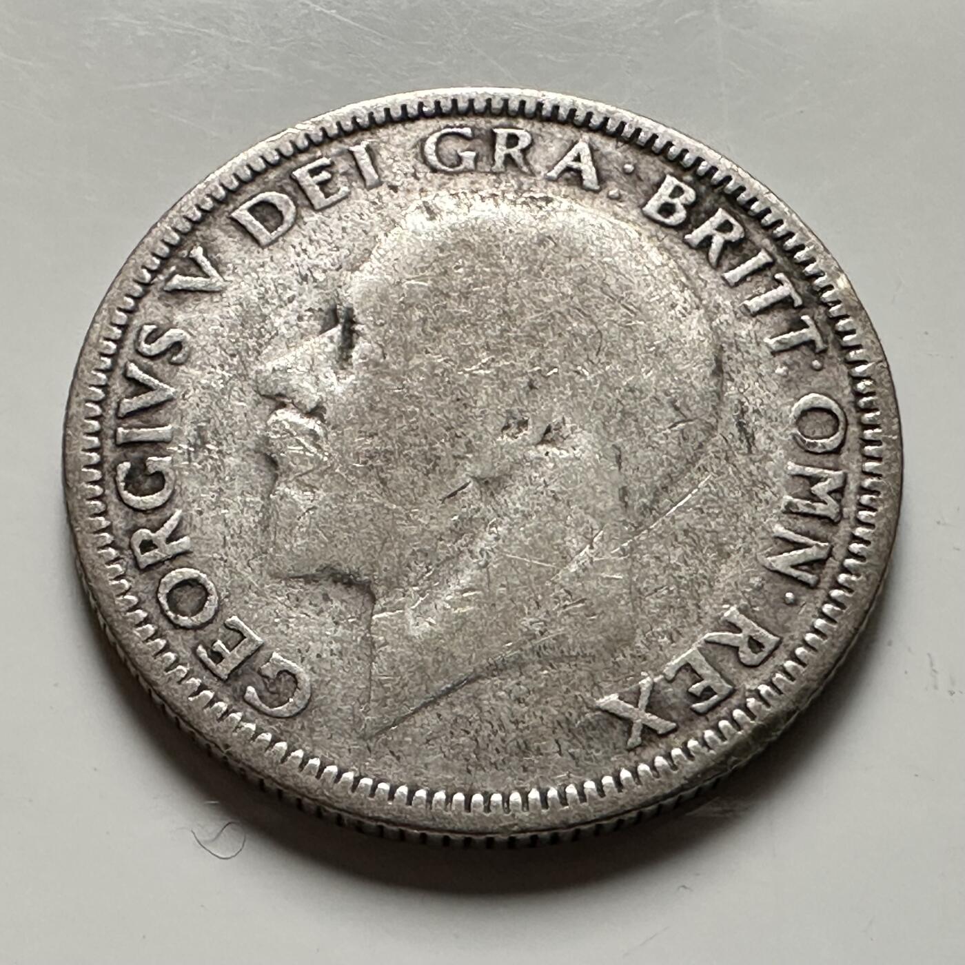 🌹外币初藏🌹🐯2026年第36场   每周二四六晚8️⃣点 接代拍 英国 1926年1先令银币 50%银-5.66g-23.5mm a