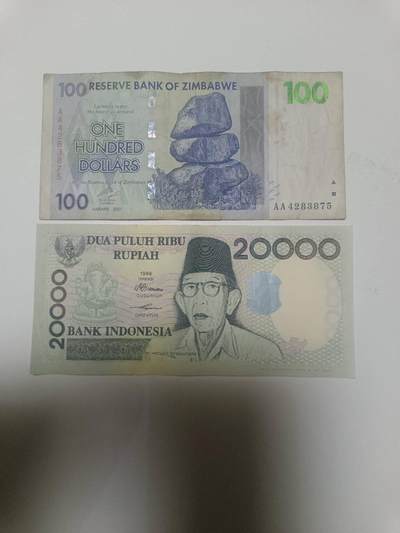 【20260402】非全新纸币和硬币第352场 - 外国2张纸币