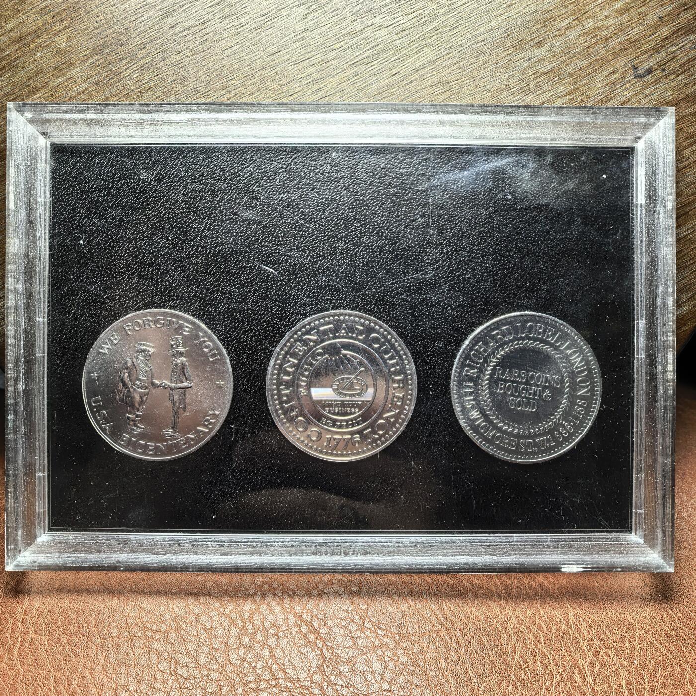 1976年美国建国200周年铝制纪念章套装（非流通货币，属于纪念章/代用币）