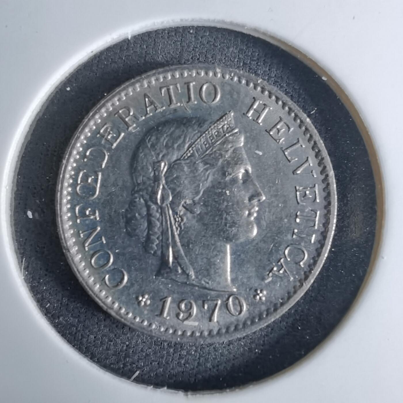 沼泽如烟--第1042场 瑞士1970年五分