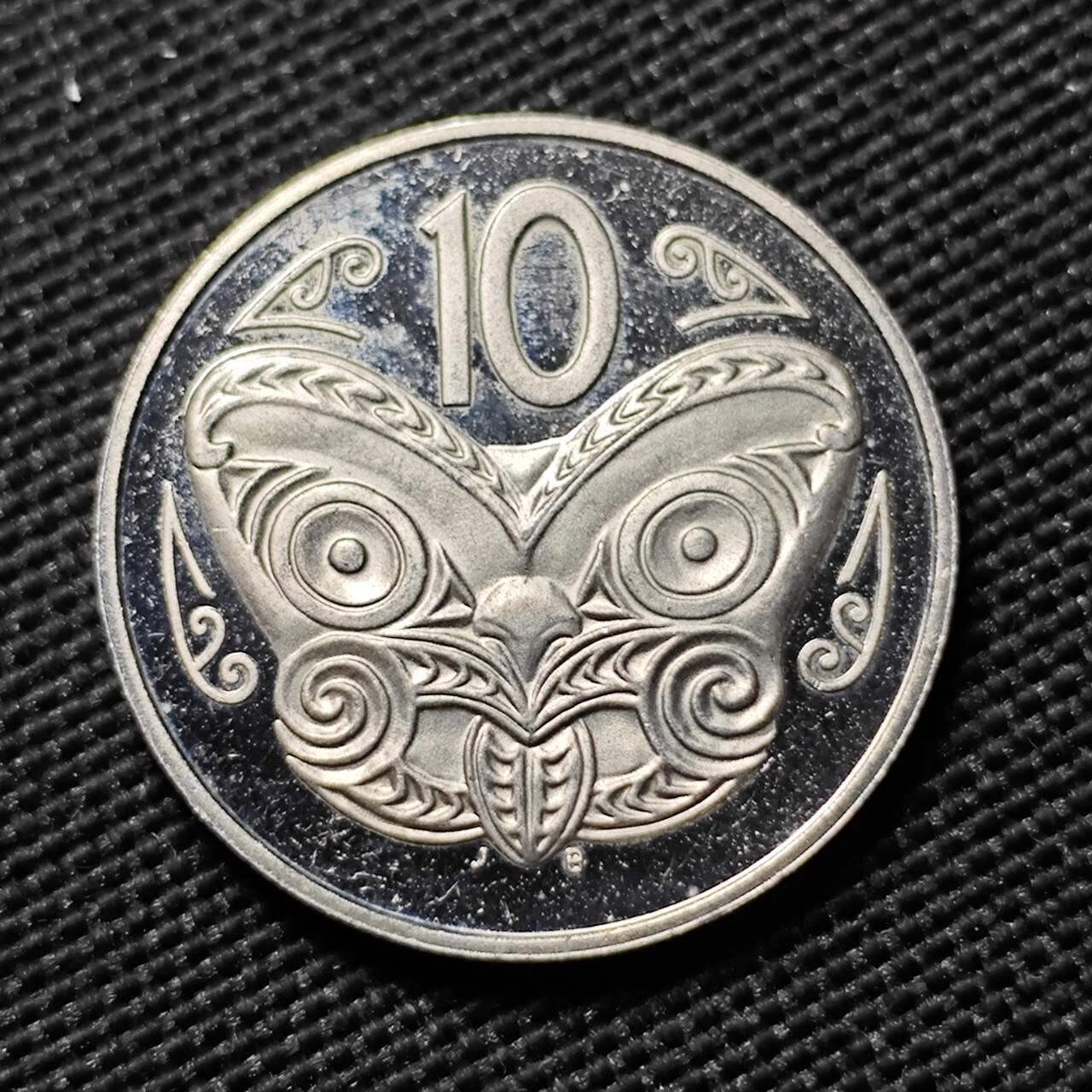 KK钱币收藏小铺  第414期 2月预留时间 周末发货 1982新西兰10分 精制币