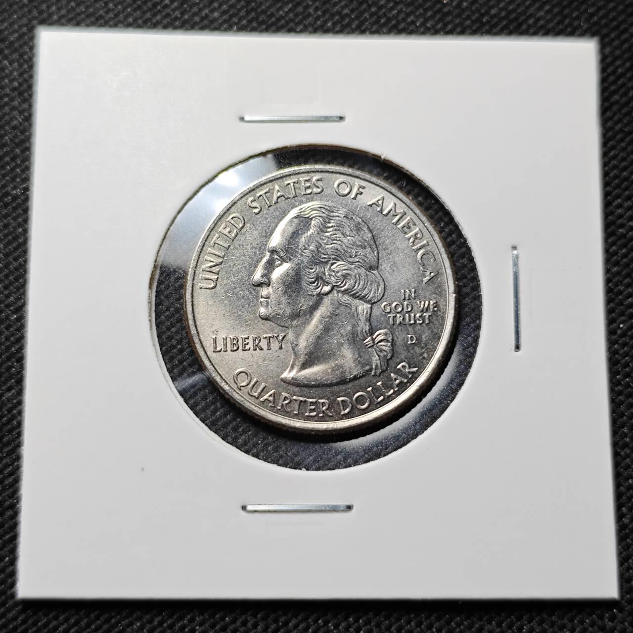 KK钱币收藏小铺  第414期 2月预留时间 周末发货 2005美国25分 纪念币