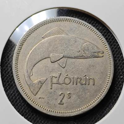 KK钱币收藏小铺  第414期 2月预留时间 周末发货 -  1964爱尔兰2先令