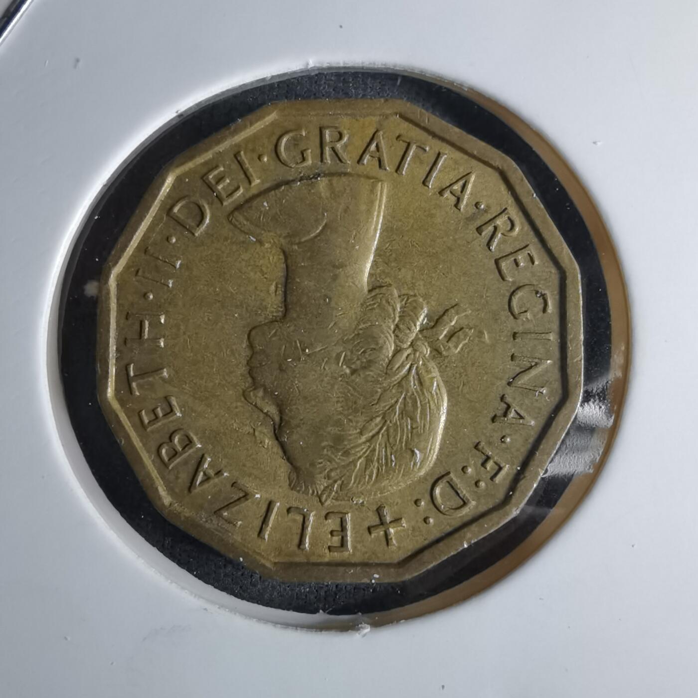 沼泽如烟--第1042场 英国1962年3便士