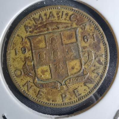 沼泽如烟--第1042场 - 牙买加1961年1便士