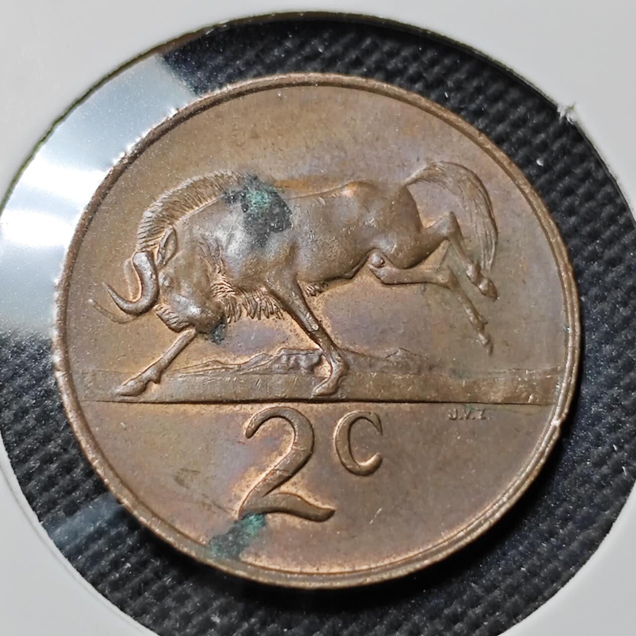 KK钱币收藏小铺  第414期 2月预留时间 周末发货  南非2分铜币