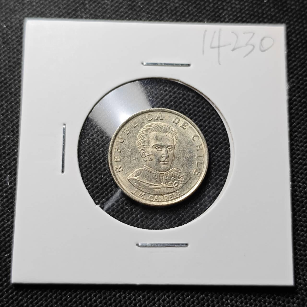 KK钱币收藏小铺  第414期 2月预留时间 周末发货 1972智利I埃斯库多 