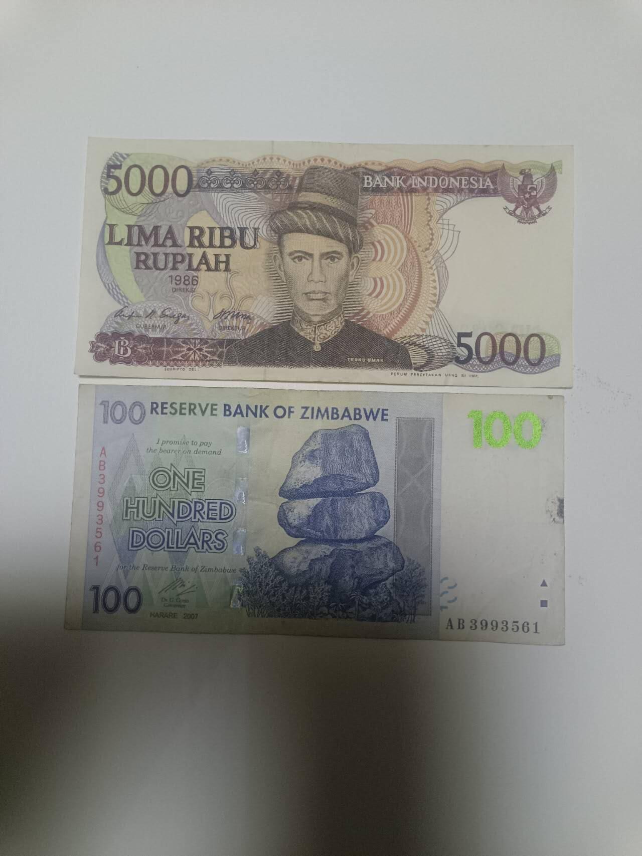 【20260402】非全新纸币和硬币第352场 外国2张纸币