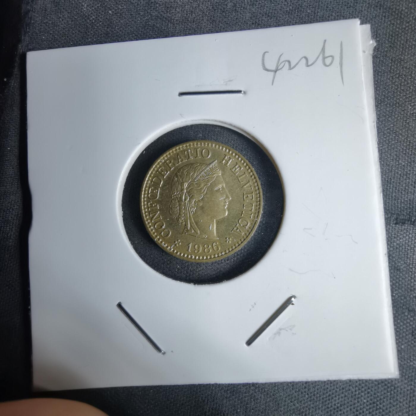 沼泽如烟--第1042场 瑞士1986年五分