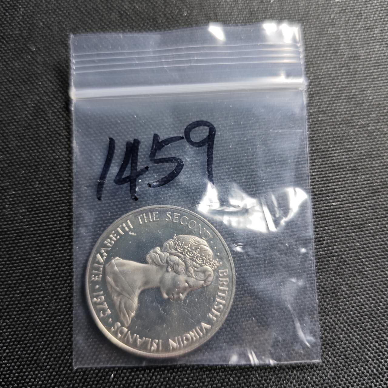 KK钱币收藏小铺  第414期 2月预留时间 周末发货 1973维尔京群岛50分 精制币