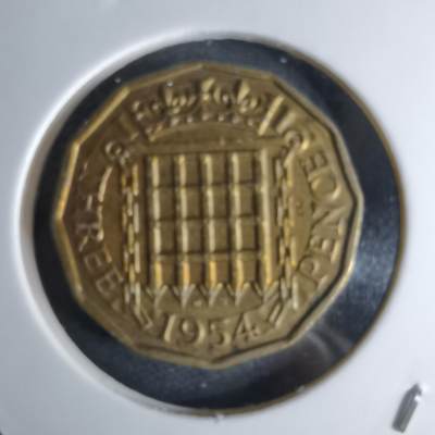 沼泽如烟--第1042场 - 英国1954年3便士