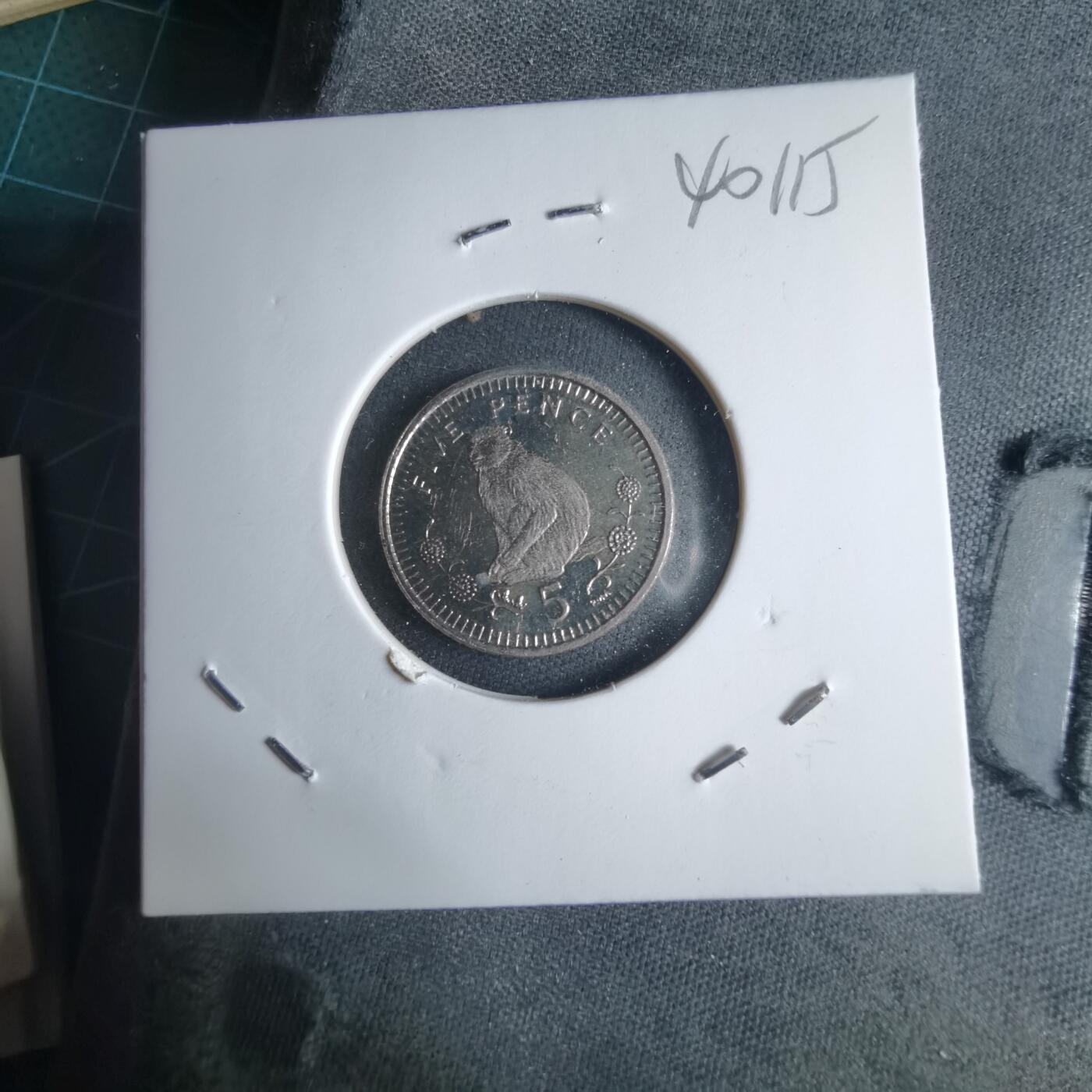 沼泽如烟--第1040场 直布罗陀2000年5便士