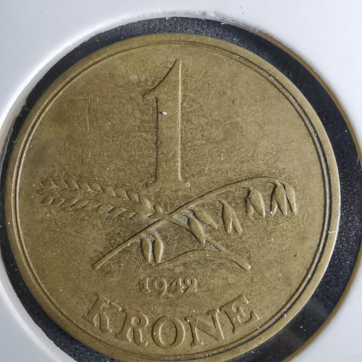 沼泽如烟--第1042场 丹麦1942年1克朗