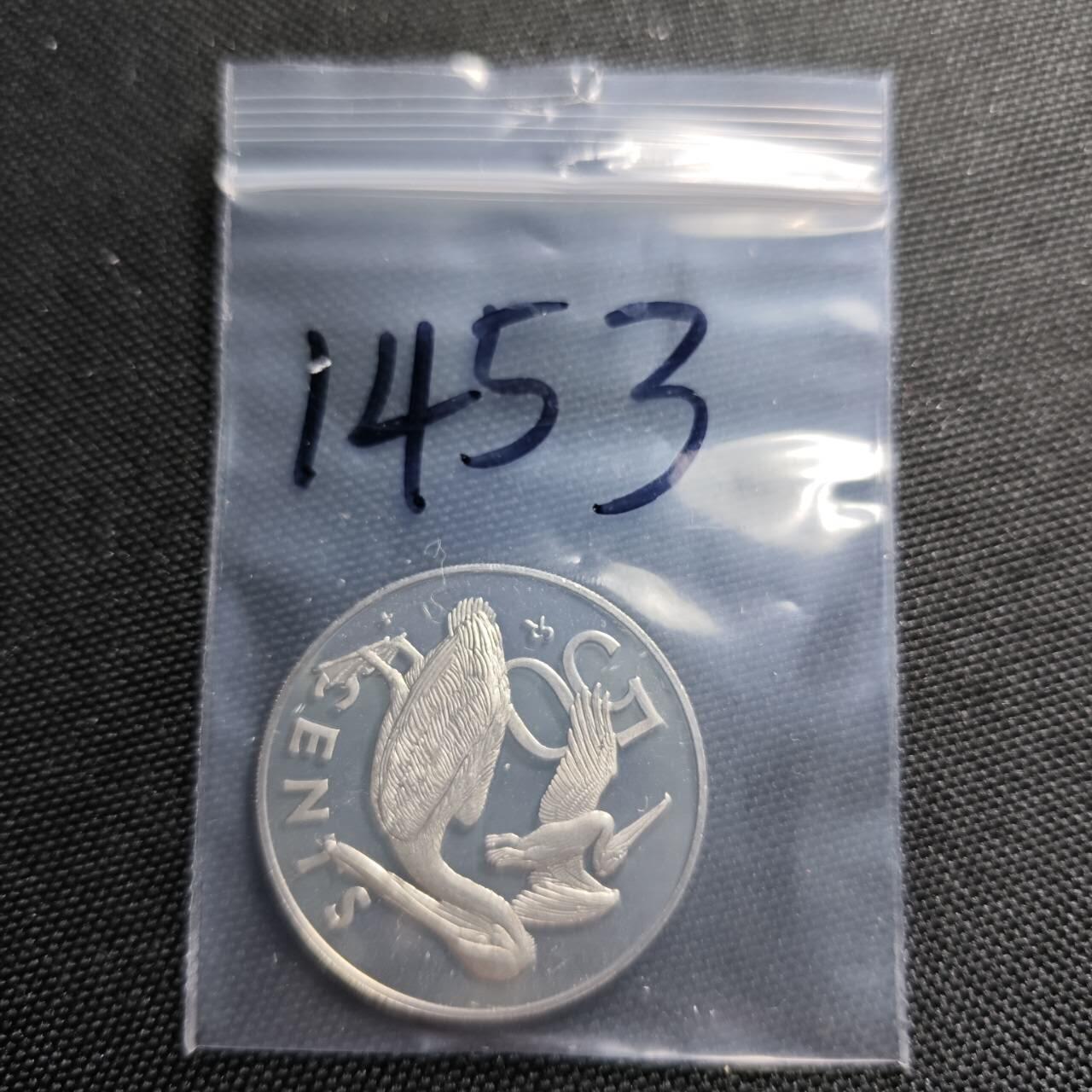 KK钱币收藏小铺  第414期 2月预留时间 周末发货 1973维尔京群岛50分 精制币