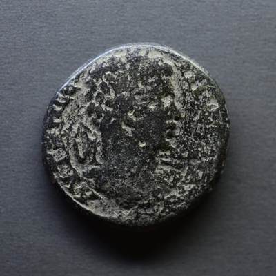 【良泉】4月16日【西方古代打制币】拍卖108件 - 【少见】公元209-212年【古罗马】卡拉卡拉杀掉，并除忆诅咒的弟弟【盖塔】，色雷斯行省，帕塔利亚城大铜币，10.51克