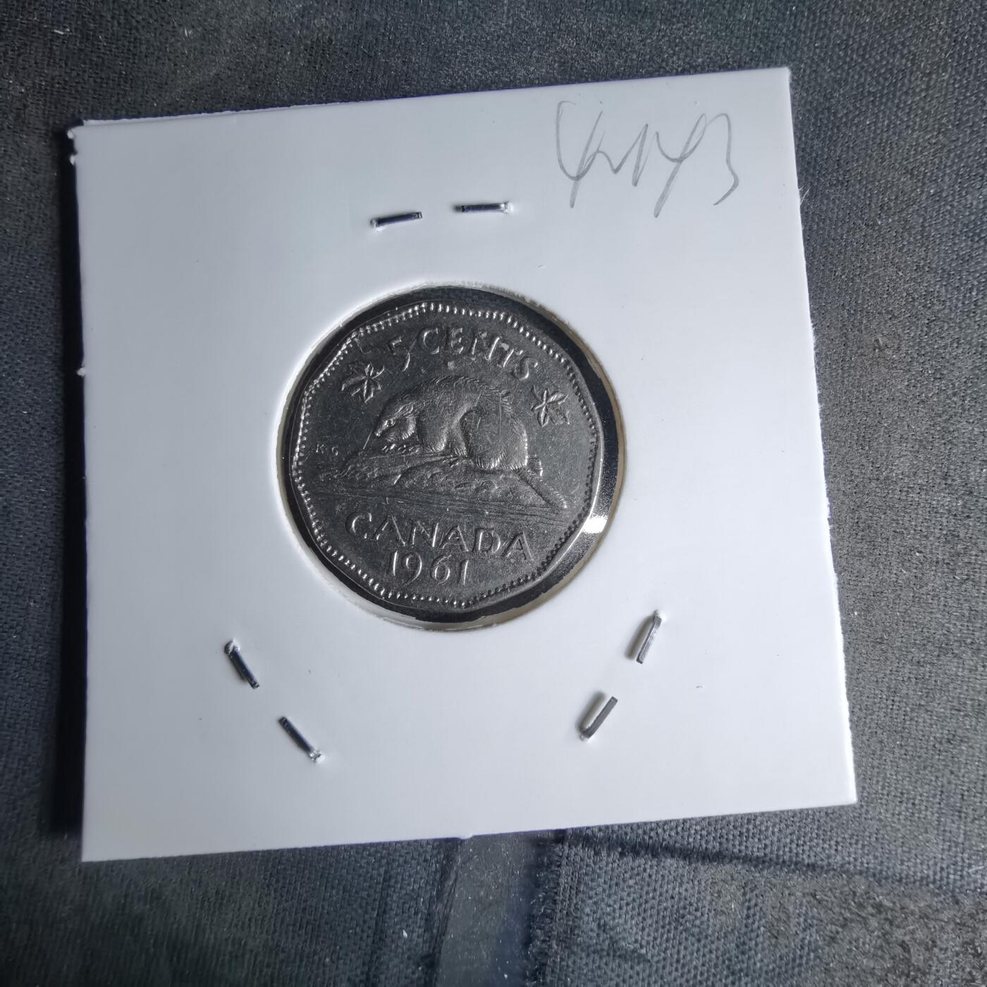 沼泽如烟--第1042场 加拿大1961年五分