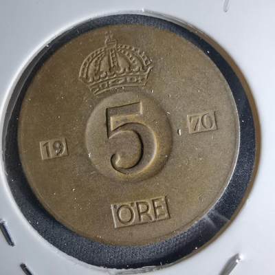 沼泽如烟--第1042场 - 瑞典1970年5欧尔