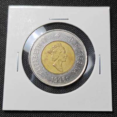 KK钱币收藏小铺  第415期 2月预留时间 周末发货 1996加拿大2元 