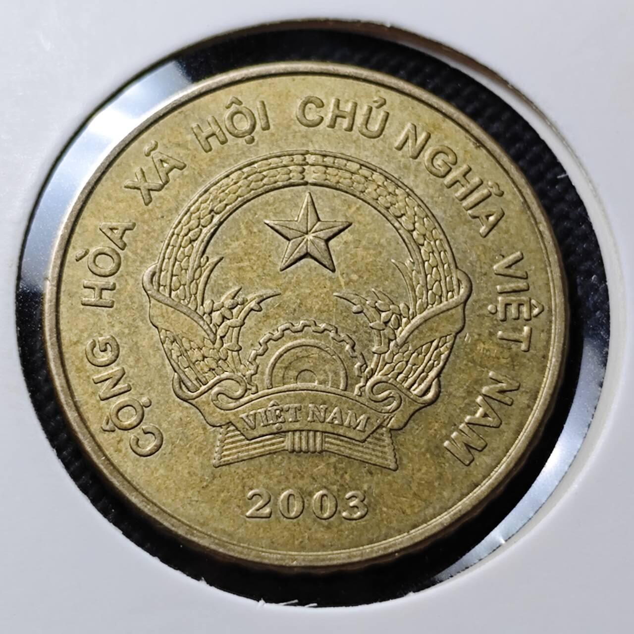 KK钱币收藏小铺  第414期 2月预留时间 周末发货 2003越南500盾