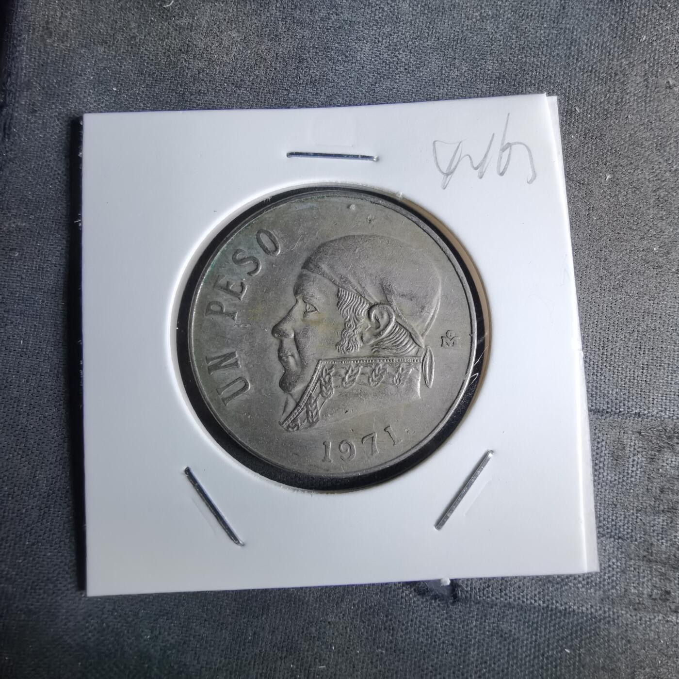 沼泽如烟--第1042场 墨西哥1971年1比索