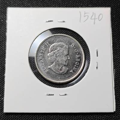 KK钱币收藏小铺  第415期 2月预留时间 周末发货 2011加拿大25分 纪念币