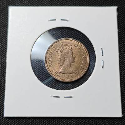 KK钱币收藏小铺  第415期 2月预留时间 周末发货 1955塞浦路斯3米尔铜币