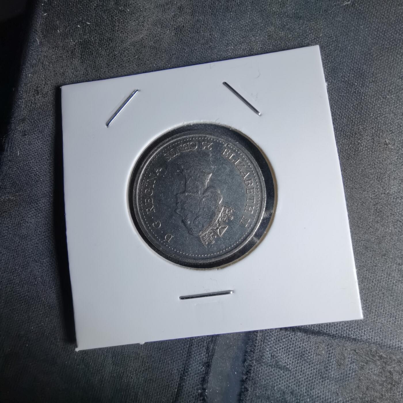 沼泽如烟--第1042场 加拿大1999年25分纪念币