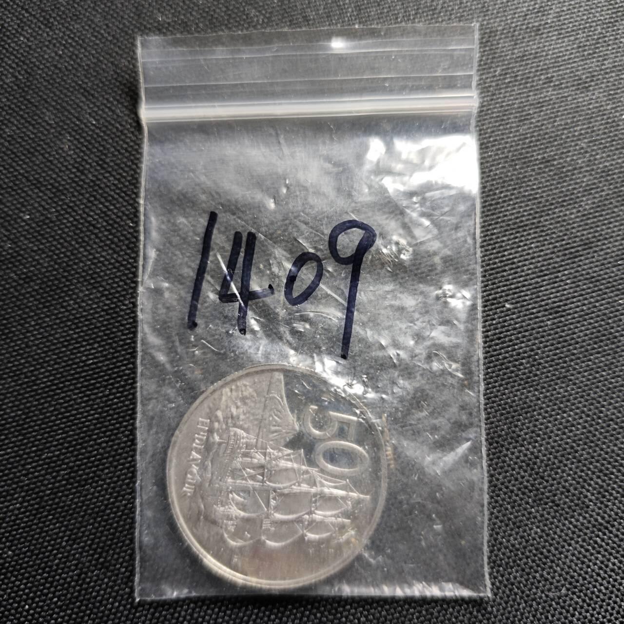 KK钱币收藏小铺  第414期 2月预留时间 周末发货 1980新西兰50分 精制币