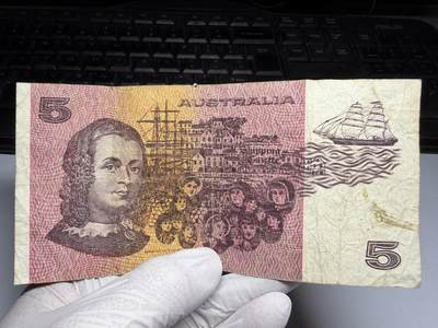 2026年集古藏今外币拍卖第三期-第10场—（总第320拍-纸币专场），本期拍完结算一次，发货时间2-3天，休息几天后继续新的一期拍卖。 - 澳大利亚5澳元