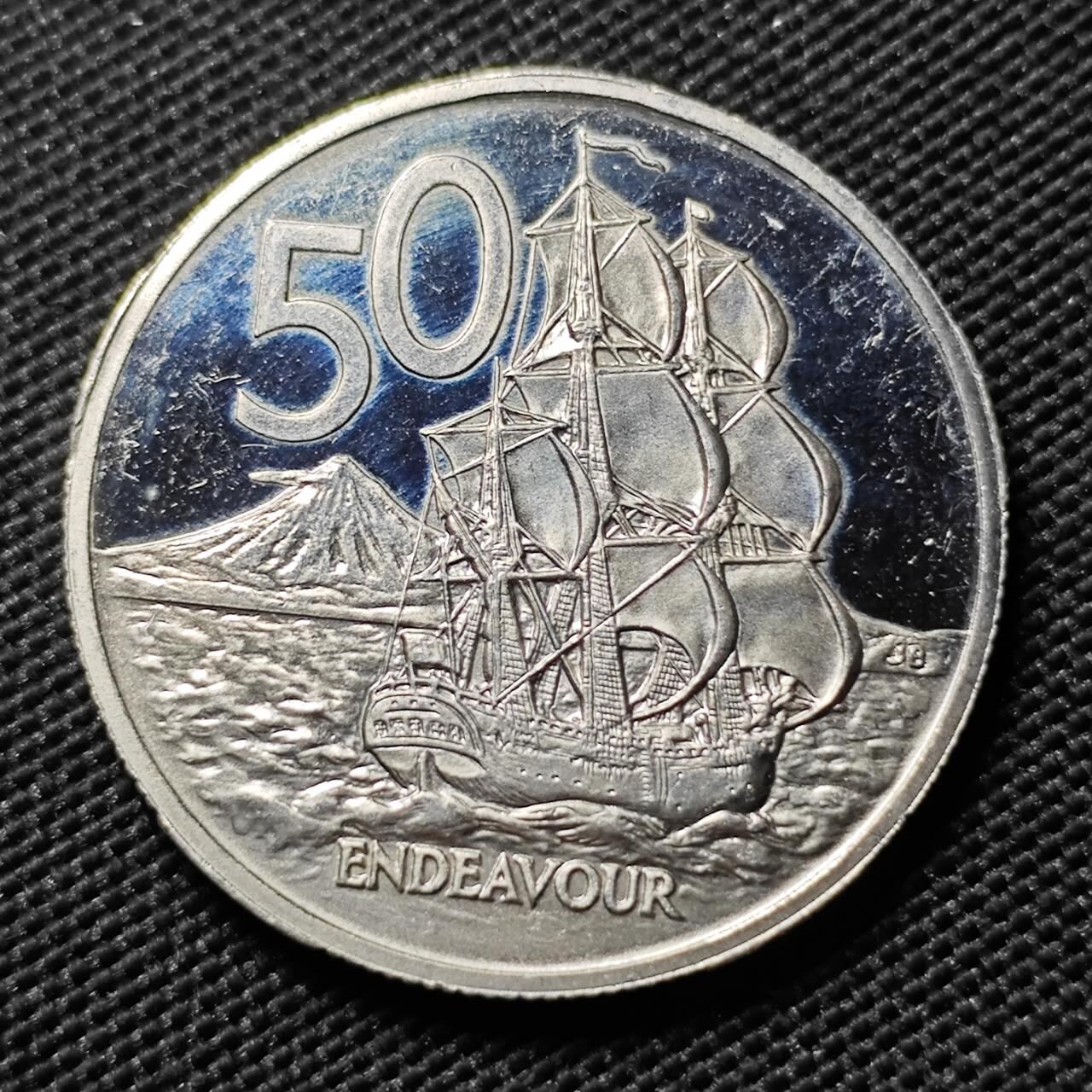 KK钱币收藏小铺  第414期 2月预留时间 周末发货 1982新西兰50分 精制币