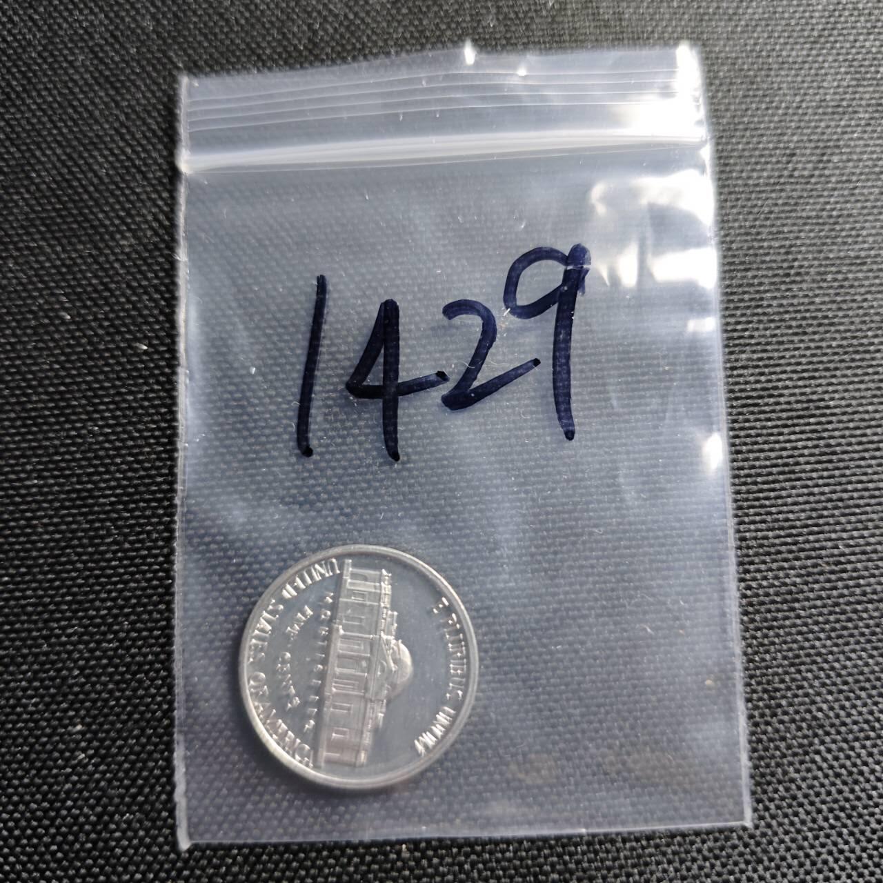 KK钱币收藏小铺  第414期 2月预留时间 周末发货 1983美国5分 精制币