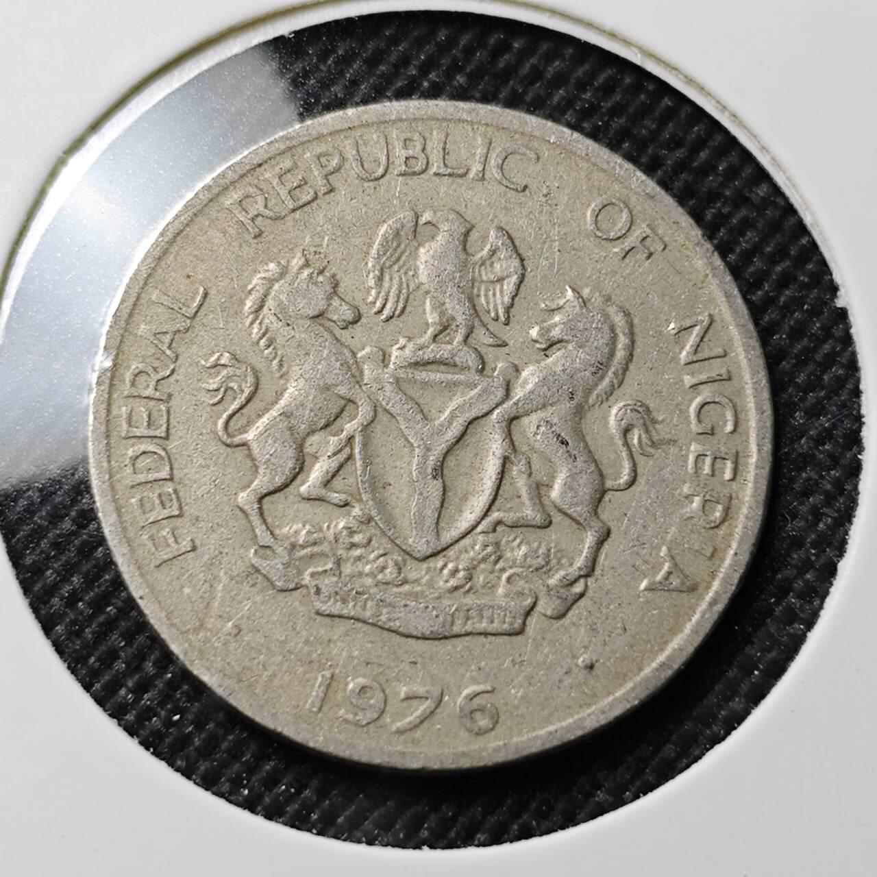 KK钱币收藏小铺  第414期 2月预留时间 周末发货 1976尼日利亚10考包 