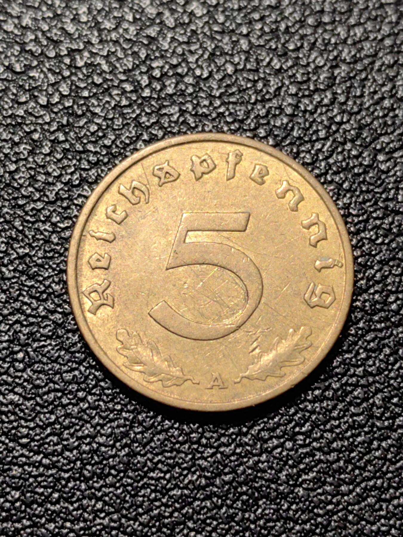 靖甫拍卖第八场 德三5芬尼铜币