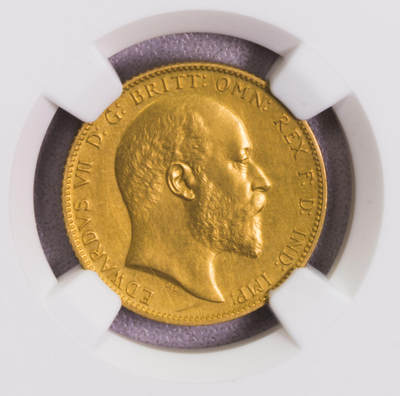 1902英国爱七1/2+1镑金币2枚套 pf - 1902英国爱七1/2+1镑金币2枚套 pf