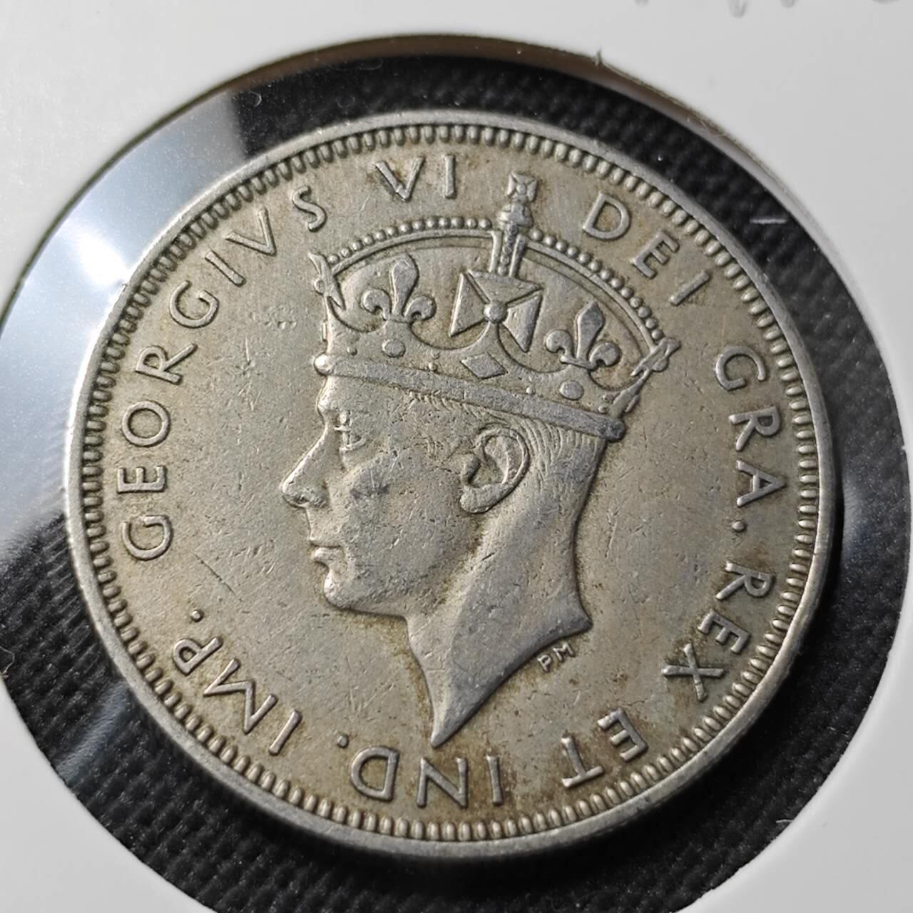 KK钱币收藏小铺  第414期 2月预留时间 周末发货 1947赛浦路斯1先令