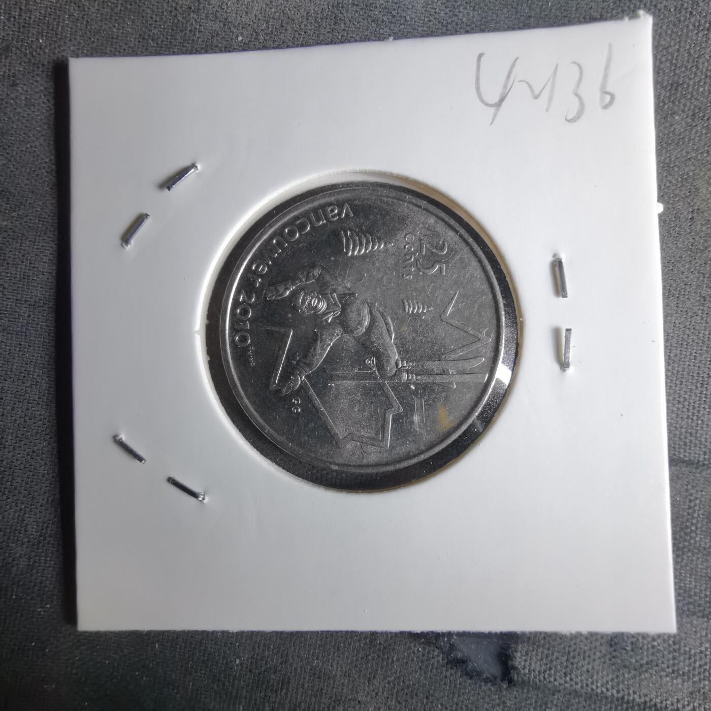 沼泽如烟--第1042场 加拿大2010年25分纪念币