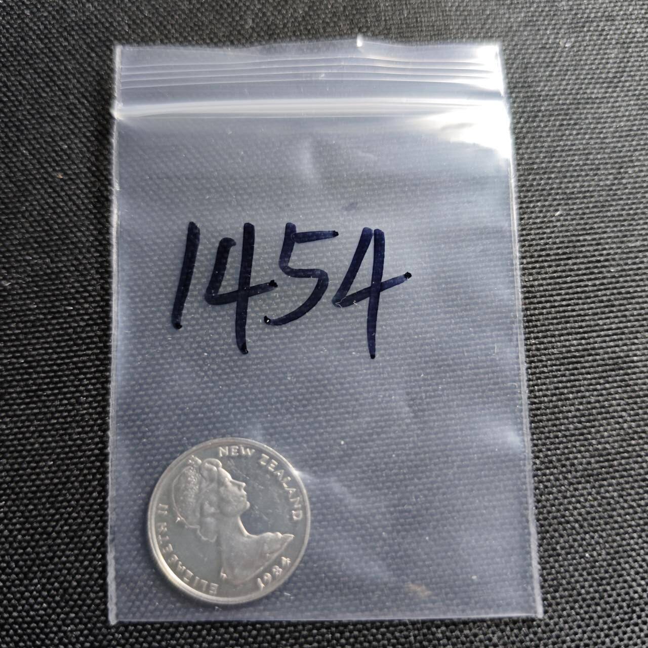 KK钱币收藏小铺  第414期 2月预留时间 周末发货 1984新西兰5分 精制币