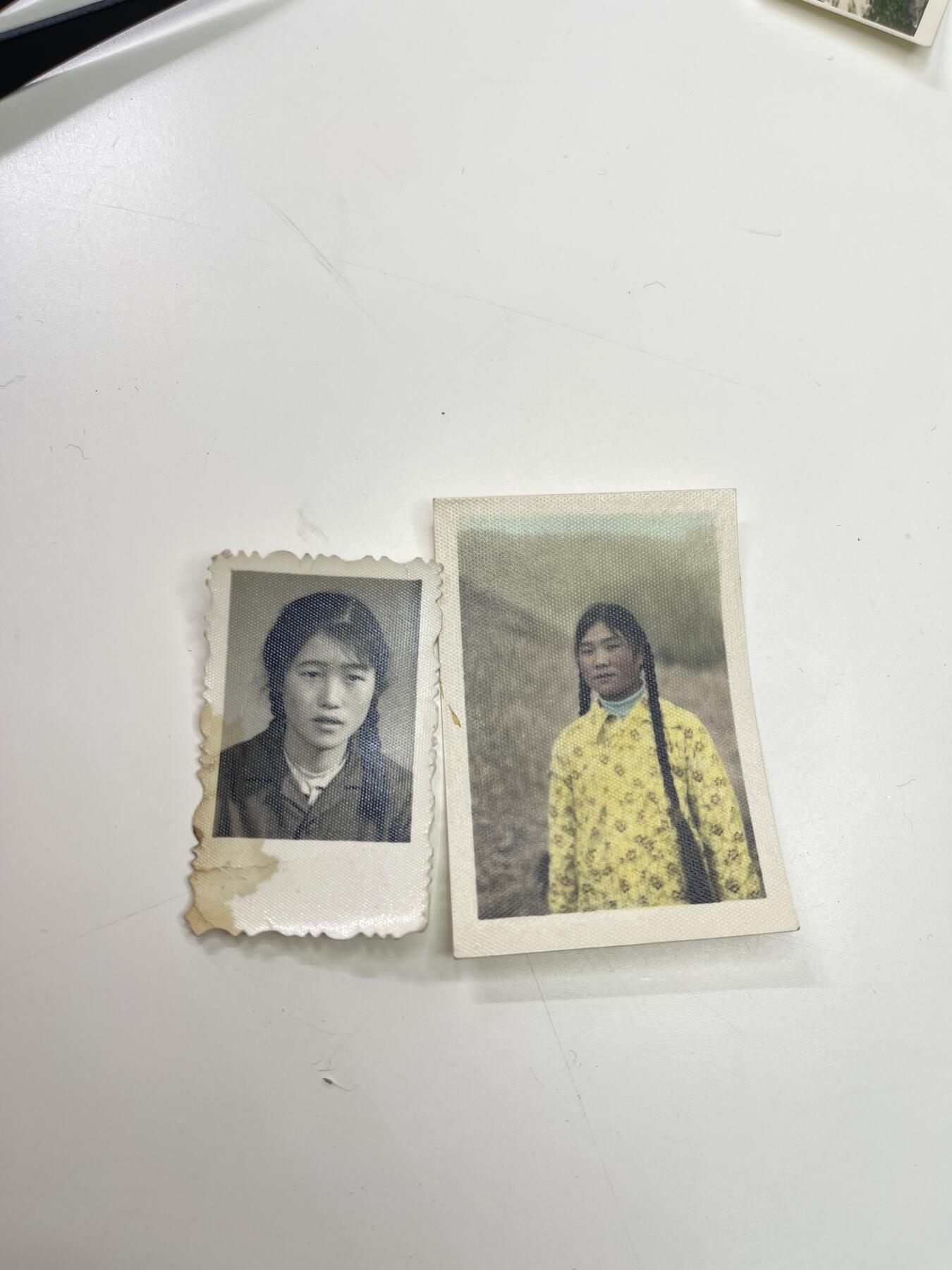 新时代收藏快速小拍 拍卖本周一线所得新货 4月2日场 五 六十年代美女照片两张 少见早期手工上色照片