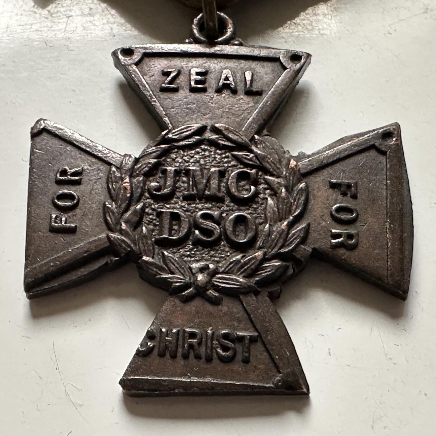 🌹外币初藏🌹🐯2026年第36场   每周二四六晚8️⃣点 接代拍 英国1920-1923年 JMC少年传教士班 4年连获 铜质十字纪念章 