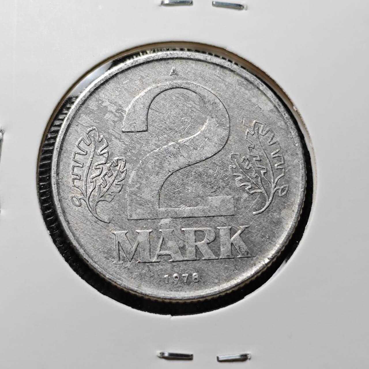 KK钱币收藏小铺  第414期 2月预留时间 周末发货 1978德国2马克 