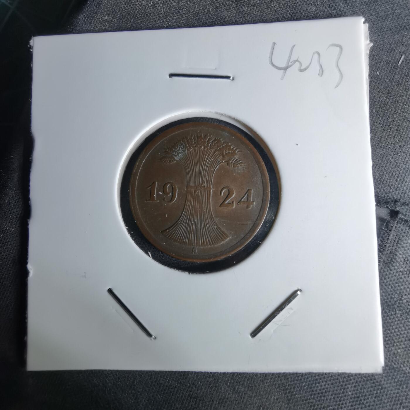 沼泽如烟--第1042场 德国1924年2芬尼