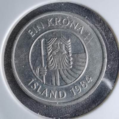 沼泽如烟--第1042场 - 冰岛1984年1克朗